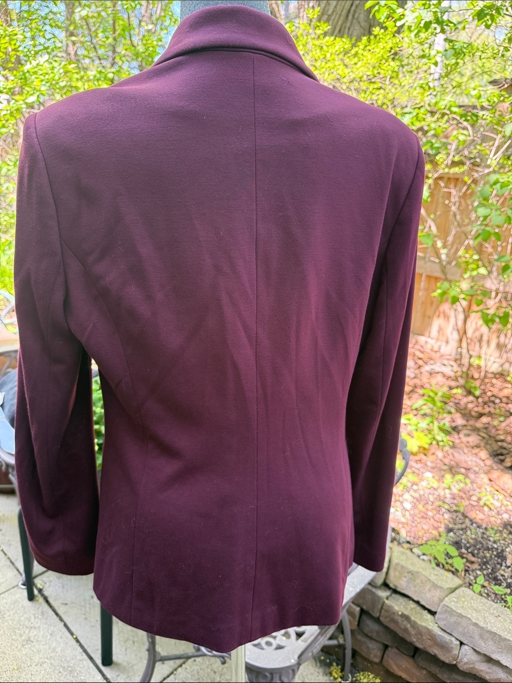 Cleo tailored blazer in a rich plum purple Size 8 - Picture 3 of 11